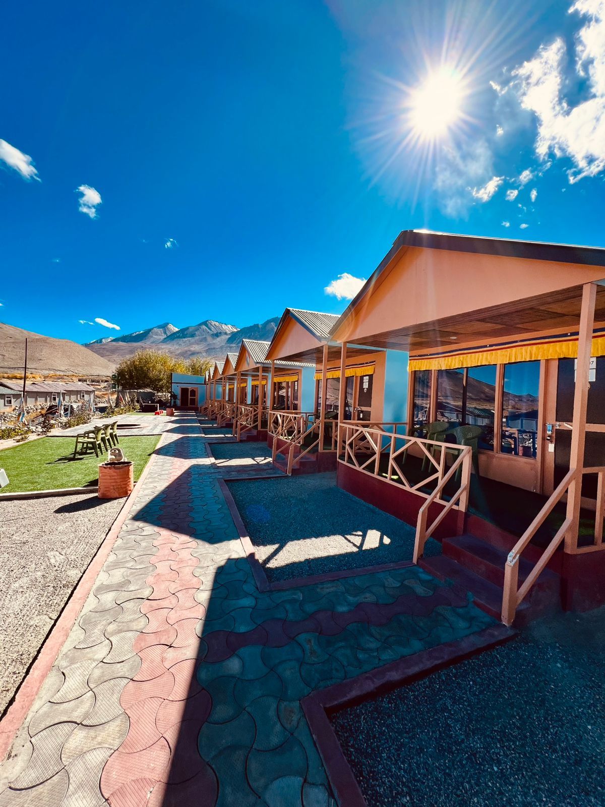 Lemon green Resort Pangong